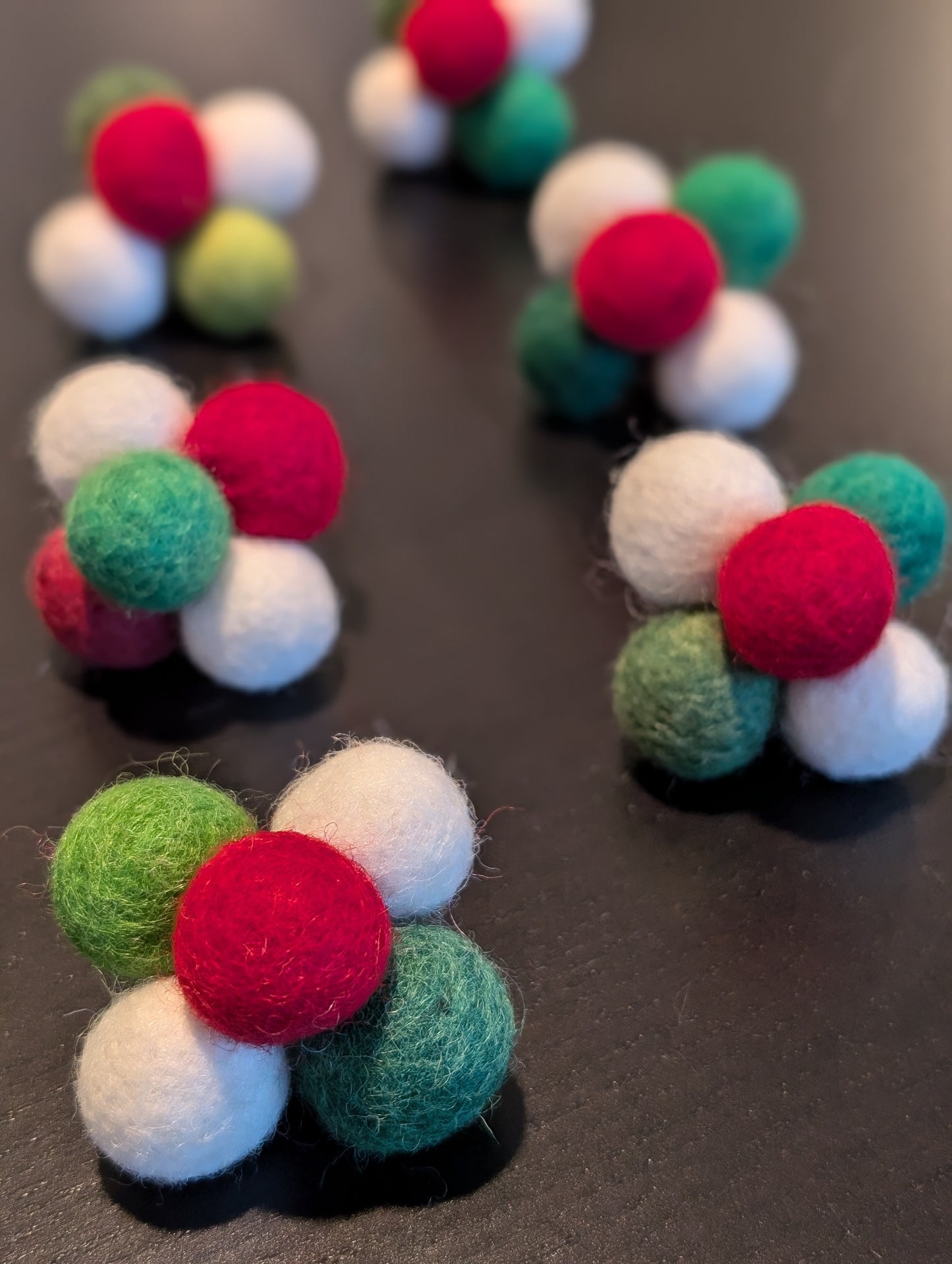 Holiday Confetti Felt Ball